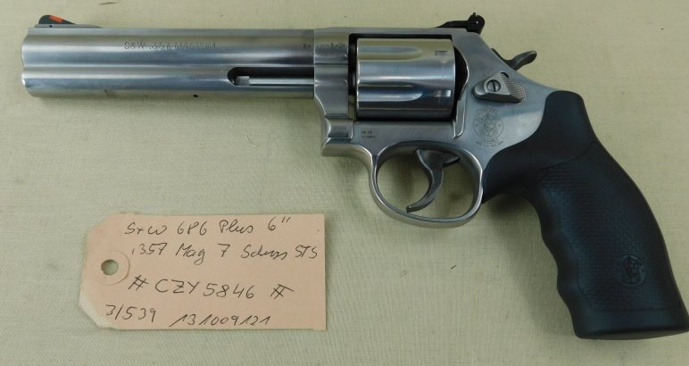 S&W 686 .357mag Plus 6" Neuwaffe 7 Patronen! 3/538 #SSZ Berka – Bild 2