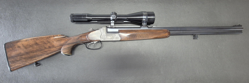 Ferlacher Bockbüchsflinte Franz Sodia, Kal. 16/70; 7x65 R, mit Zeiss Zielfernrohr – nuotrauka 3