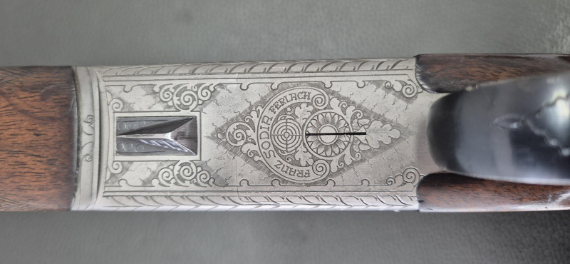Ferlacher Bockbüchsflinte Franz Sodia, Kal. 16/70; 7x65 R, mit Zeiss Zielfernrohr – nuotrauka 4
