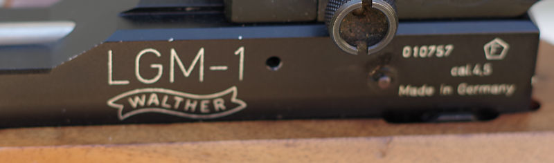 Walther LGM-1 Matchluftgewehr – Bild 6