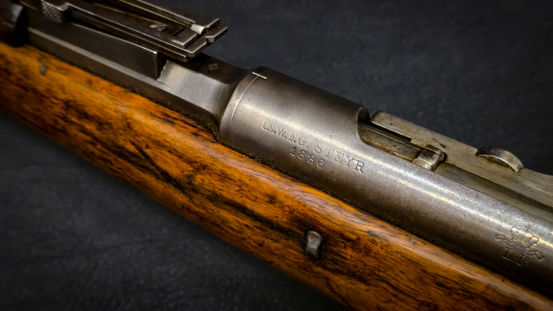 Steyr M1886 Kropatschek | 8×56R | OEWFG Steyr | Original | Lauf blank | Historische Ordonnanzbüchse – Bild 3
