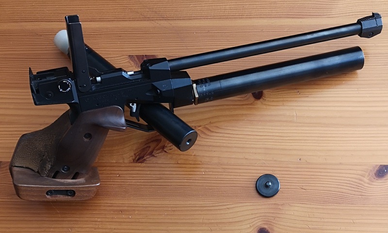 Feinwerkbau FWB C10 CO2-Matchpistole – Top-Zustand, eingeschossen + Zubehör – Bild 3