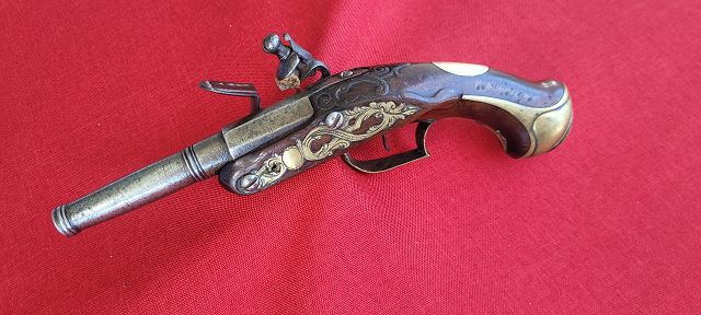 Steinschloss-Taschenpistole, ca. 1780/90 – Bild 2