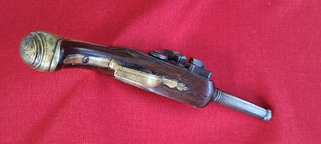 Steinschloss-Taschenpistole, ca. 1780/90 – Bild 3