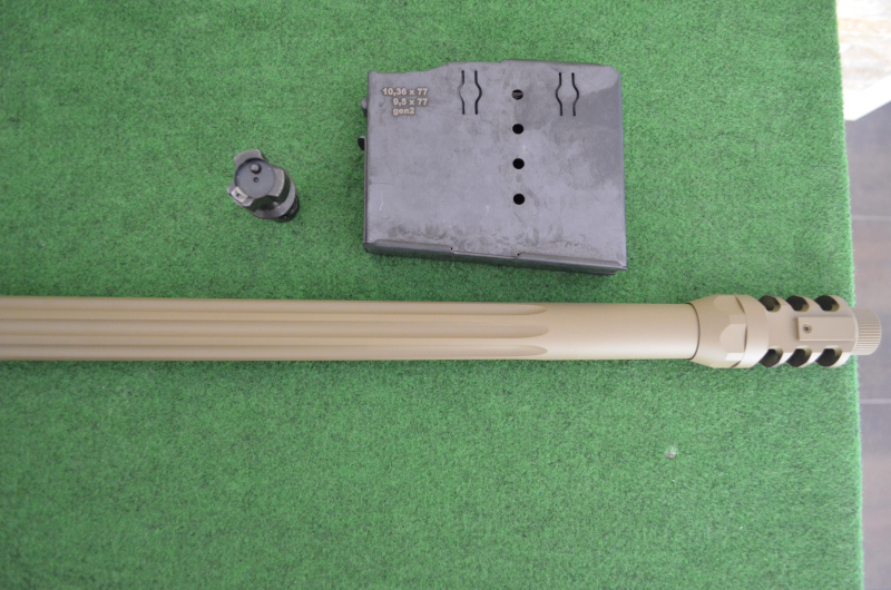 Voere Austauschlauf X3 Match Edelstahl,Kaliber 408 CT, LL 72cm,inkl Stahlmagazin und Verschlußkopf – Bild 2