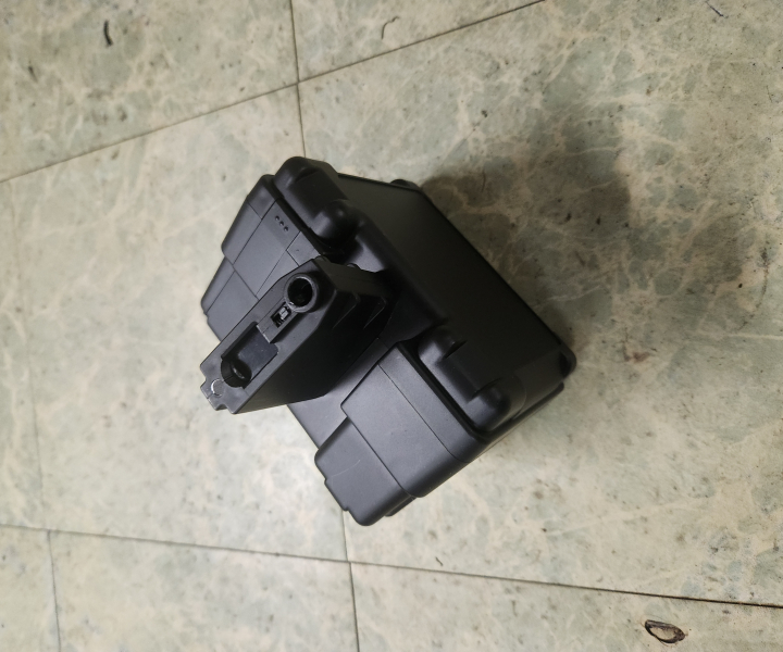 2500 Schuss Box Magazin DrumMag elektrisch angetrieben für M4 M16 Softair 6mm BB passt in Firehawk – Bild 2