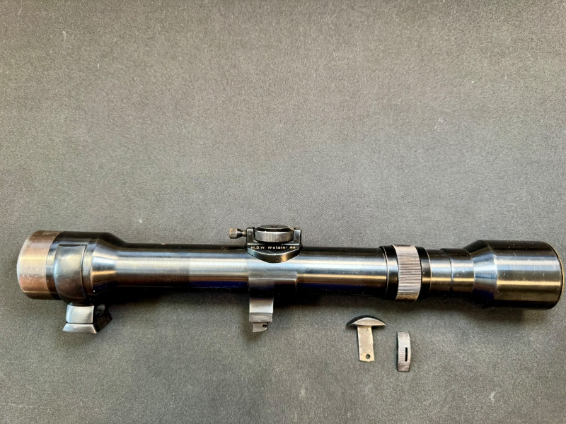 M.S.W. Wetzlar 4x32 – klassisches Zielfernrohr – klare Optik – ehemals Suhler Einhakmontage – Bild 5