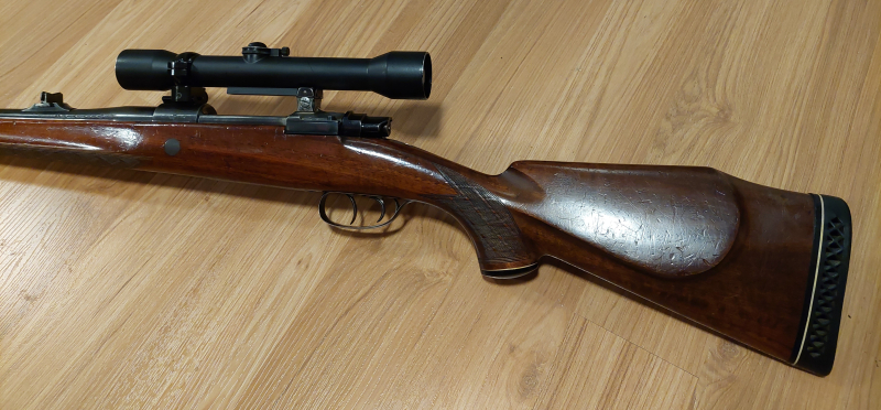 Repetierer Kettner 7mm Rem Mag ZF Zeiss Abs. 1, 7mm Magnum Remington Holzschaft E.Kettner Köln – Bild 2