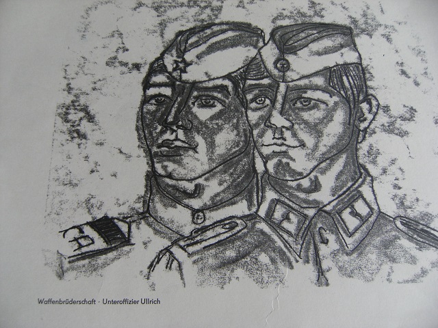 DDR NVA GST Bilder in Kunstmappe von H. Räder – Bild 5