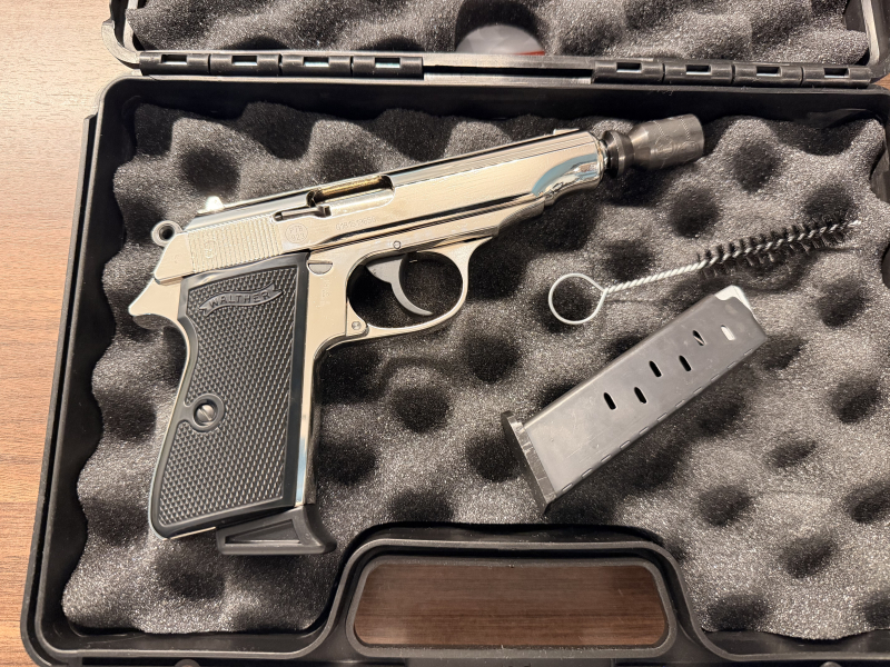 Walther PP Chrom Version Neuwertig 9 mm PAK Sammler – Bild 2