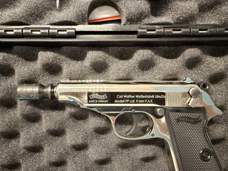 Walther PP Chrom Version Neuwertig 9 mm PAK Sammler – Bild 3