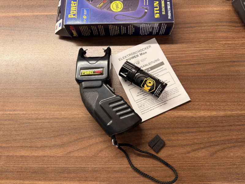 Elektroschocker 500.000 Volt zur Selbstverteidigung SV Freie Waffe PTB Geprüft Stun Gun – stampa 2