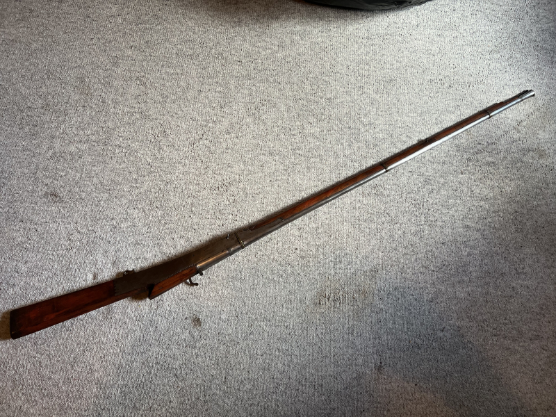 Orig. antikes Luntenschlossgewehr Indien – Bild 6