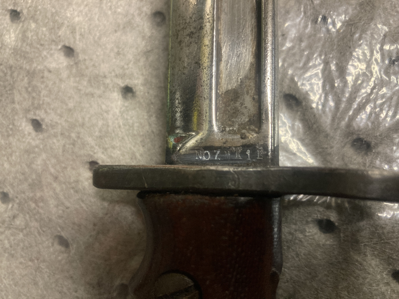 Original British Army Enfield No 7 Bayonet Bajonett – Bild 2