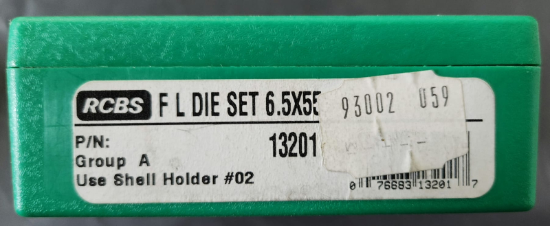 RCBS Hartmetall-Matrizensatz - 6,5x55 – Bild 2