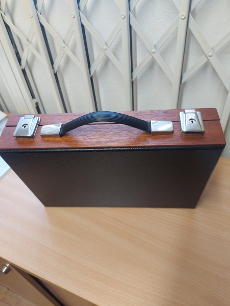 Waffenkoffer Original Korth, Holz, Kurzwaffenkoffer, Holzkoffer. – billede 2