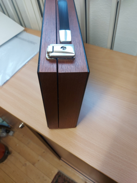 Waffenkoffer Original Korth, Holz, Kurzwaffenkoffer, Holzkoffer. – billede 3
