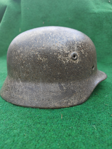 STAHLHELM M40 GLOCKE BODENFUND WEHRMACHT 1 – Bild 3
