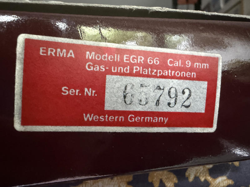 ERMA EGR 66 Cal. 9mm Revolver Gas- und Platzpatronen – immagine 5
