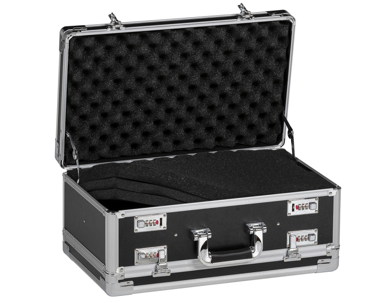 berwall FC 050 Twin S Waffenkoffer Doppel Pistolenkoffer Kurzwaffenkoffer Alukoffer case gun – Bild 4