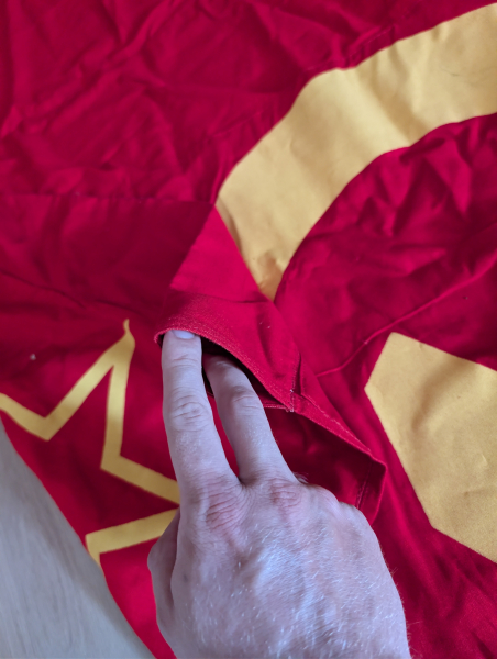 UdSSR Festbanner Flagge (Sowjetunion) – ca 284x118cm – billede 4