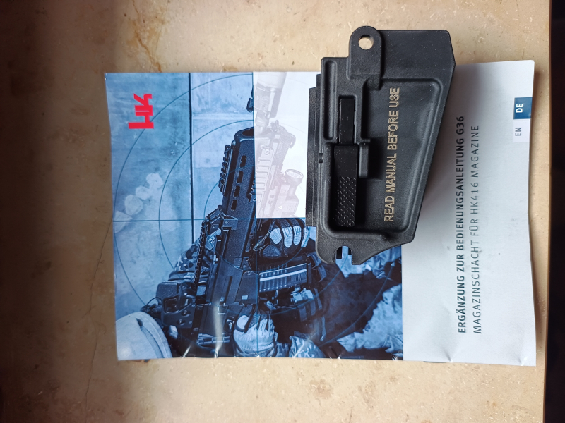 Heckler & Koch Wechselmagazinschacht für HK243 auf AR-15 Magazine – billede 1
