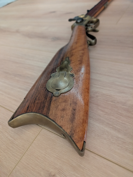 Ardesa Perkussionsgewehr Kal. .45 – Gültiger Beschuss (1988) – Gesamtlänge ca. 110cm – Bastler – billede 2