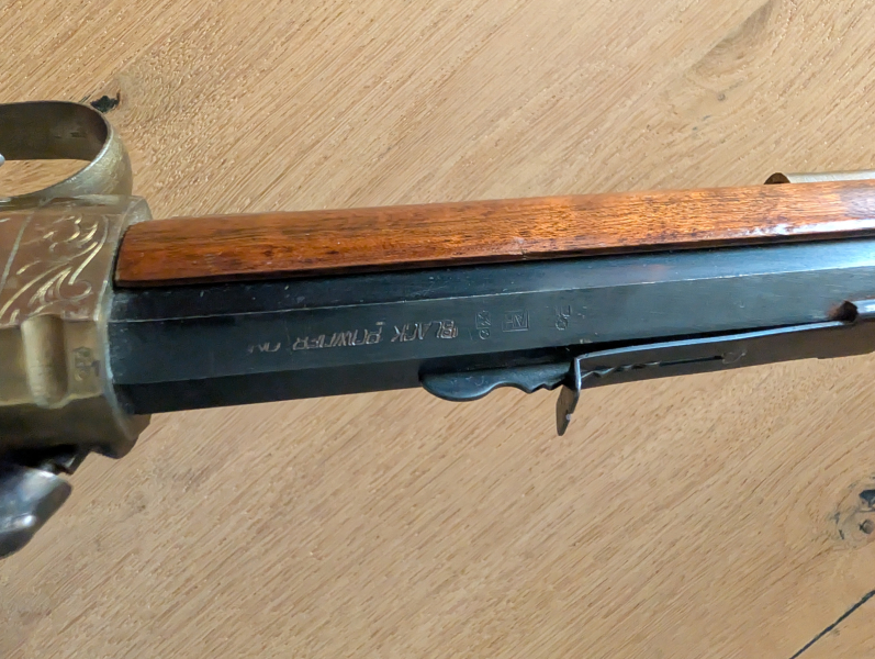 Ardesa Perkussionsgewehr Kal. .45 – Gültiger Beschuss (1988) – Gesamtlänge ca. 110cm – Bastler – billede 5