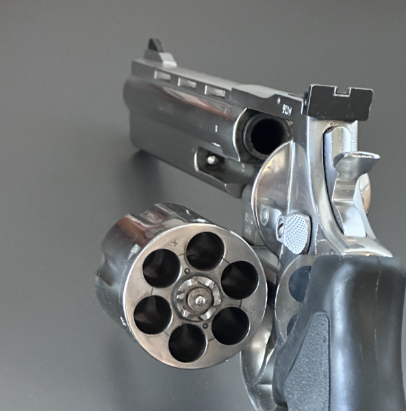 Taurus Revolver .44 Magnum 6,5" Hochglanz Edelstahl Mikrometervisier – Bild 5