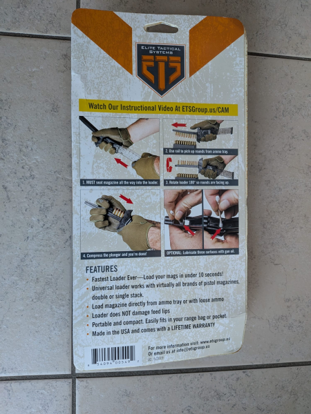 ETS CAM Loader, Lader, Ladehilfe, neu OVP – billede 2
