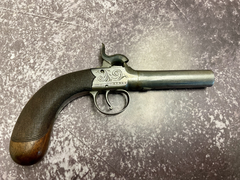 englische Taschenpistole um 1840 – Bild 2
