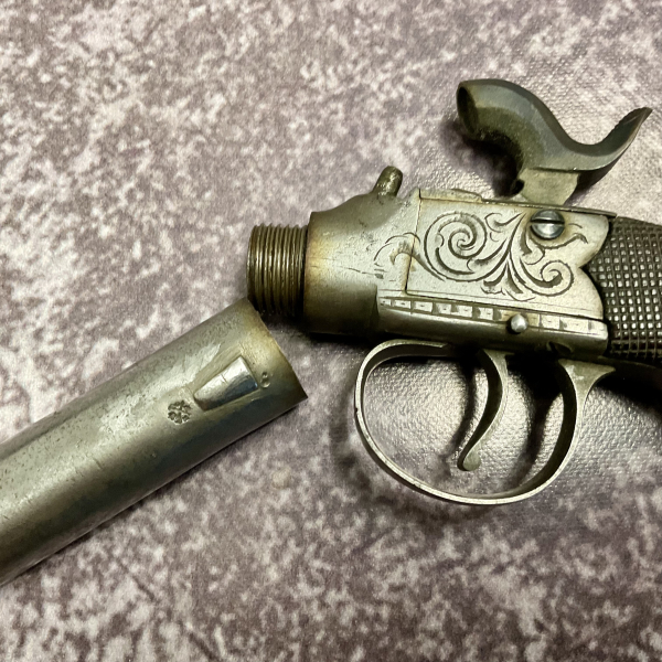englische Taschenpistole um 1840 – Bild 4