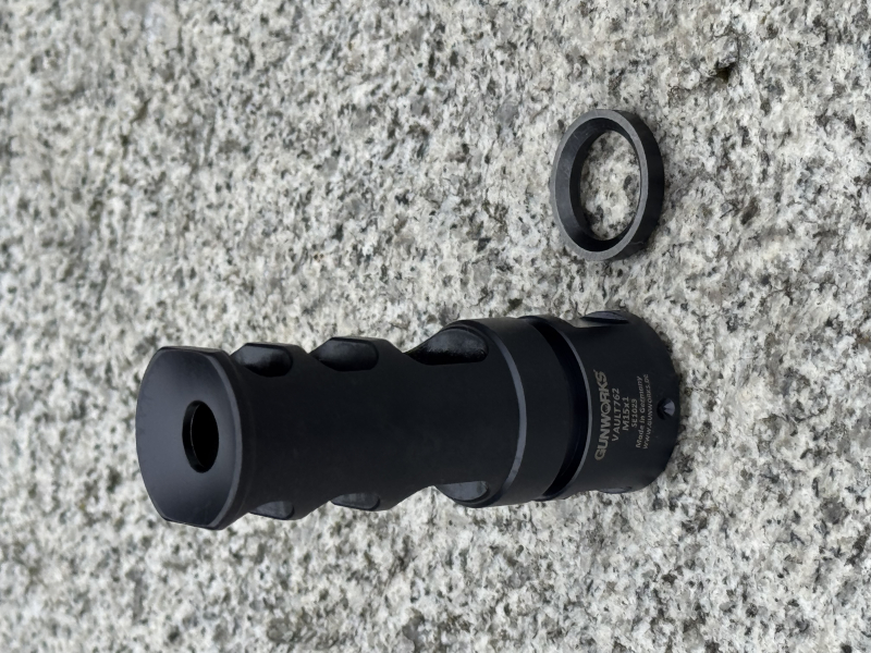 Gunworks 762 Vault Mündungsbremse M15x1 gebraucht – Bild 2