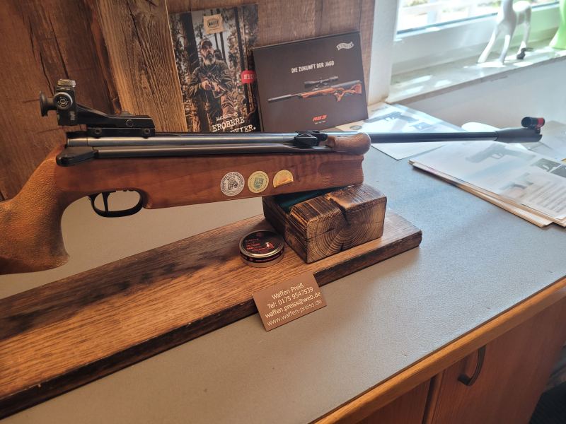 Walther LGR Luftgewehr Nussbaumschaft neu abgedichtet – Bild 4
