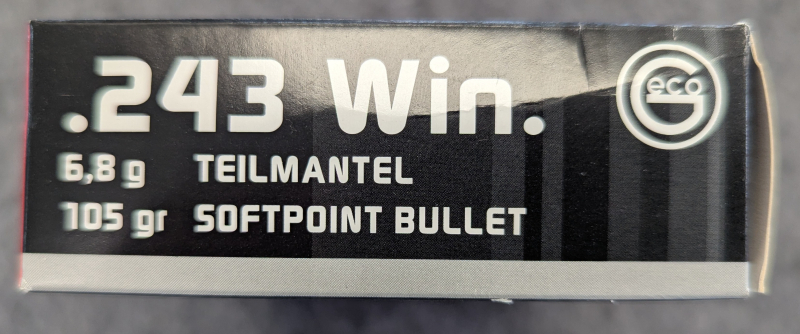 100x Geco .243Win Teilmantel 6,8g / 105gr – Bild 2