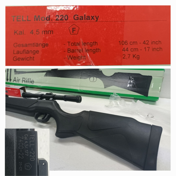 >!< **** NEU **** TELL Mod. 220 Luftgewehr 4,5 mm **** + ZF + **** NEU **** >!< – Bild 5