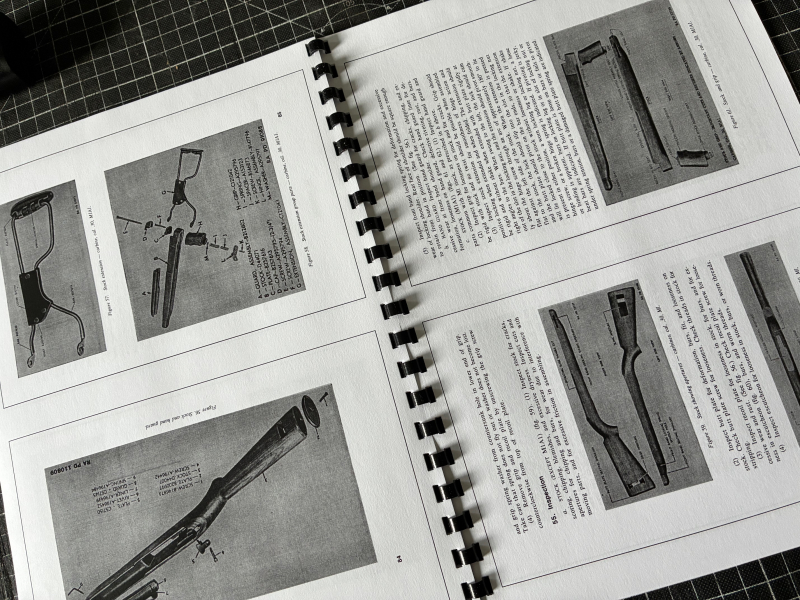 Bedienungsanleitung Manual in englisch DINA4 Nachdruck .30 M1 M1A1 M2 M3Carbine – Bild 2