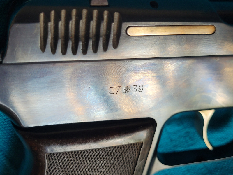 Pistole CZ vz. 38. Kaliber 9mm kurz - 1939 Tschechoslowakei – billede 4