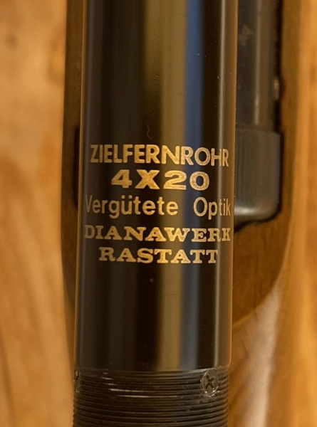 Luftgewehr Diana Mod. 27 mit Zielfernrohr und Tasche – Bild 5