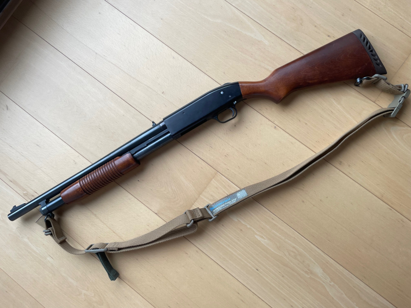 Mossberg 500 ATP6, Repetierflinte, 12/76 mit Kimme und Korn – Bild 2