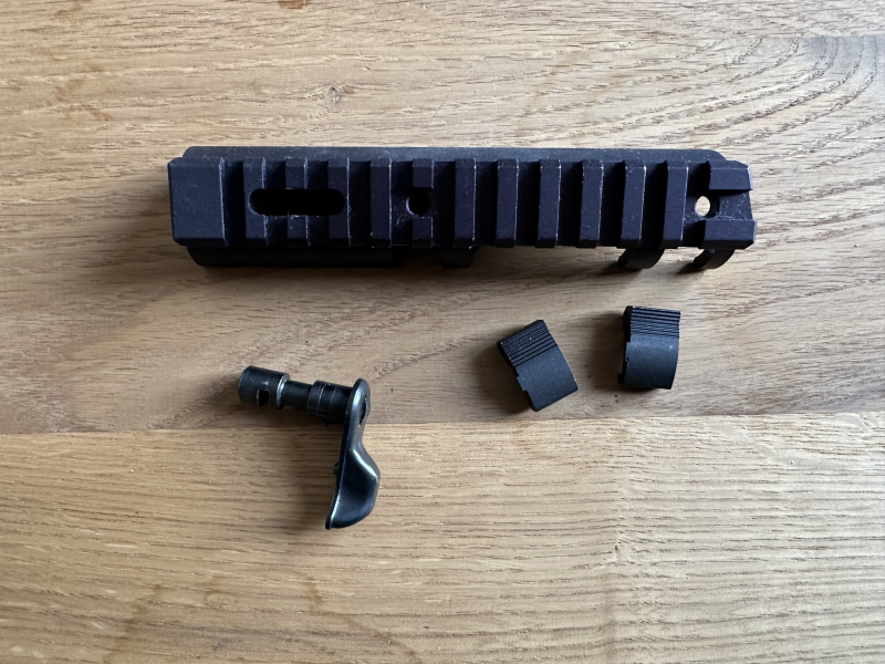Heckler&Koch HK SP5 / SP5 / MP5K / SP5K / MKE Montage Schiene für Visiere – Bild 2