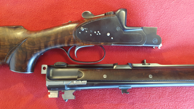 BDB, Veratschnik, Ferlach, Kal.375 H&H, Ejektoren, Mag-na-Port – Bild 2