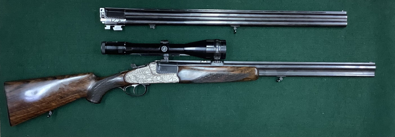Bockbüchsflinte Krieghoff Kal. 12/70 | 7x65R inkl. Wechsellauf 12/70 gebraucht – Bild 3