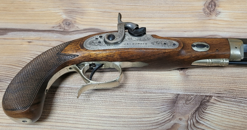 Vorderlader Pistole P.Bondini Mod. J&S Hawken Kaliber .45 - Perkussion Bondini Hawken – Bild 5