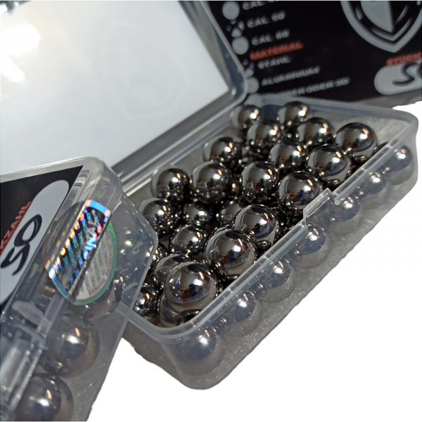 50x | Munition HDR50 & HDP50 & TR50 Cal.50 Stahlkugeln – billede 2