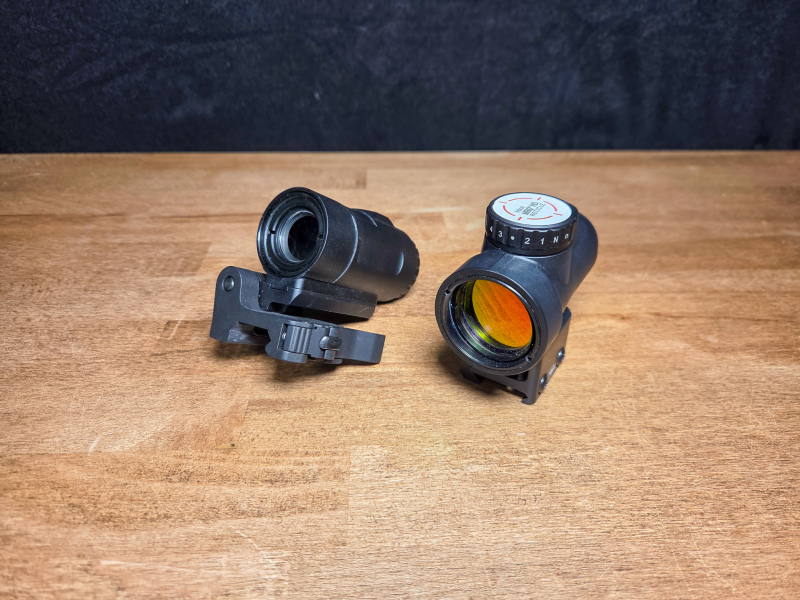 Trijicon MRO HD 1x25 Red Dot Sight mit 3x Magnifier, MRO Combo, neu und unbenutzt – Bild 3