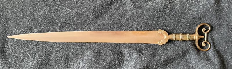 Bronzezeit Schwert Antennenschwert Bronze Celtic Antenna Sword Replik Sammler – afbeelding 2