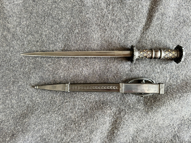 Dolch Cold Steel Scheibendolch Rondel Dagger Mittelalter Reenactment HEMA + Scheide – Bild 2