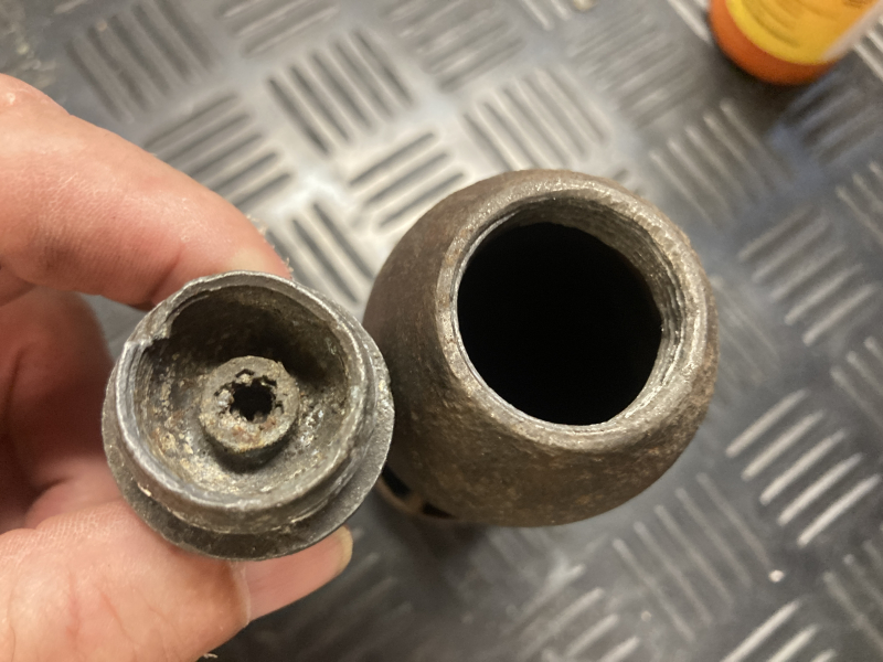 Deutsche SD1 Abwurf Bombe leer Deko Wehrmacht Luftwaffe – Bild 2