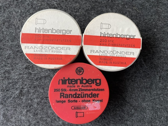 500. Flobert 4mm Zimmerpatrone / Hirtenberg – billede 5